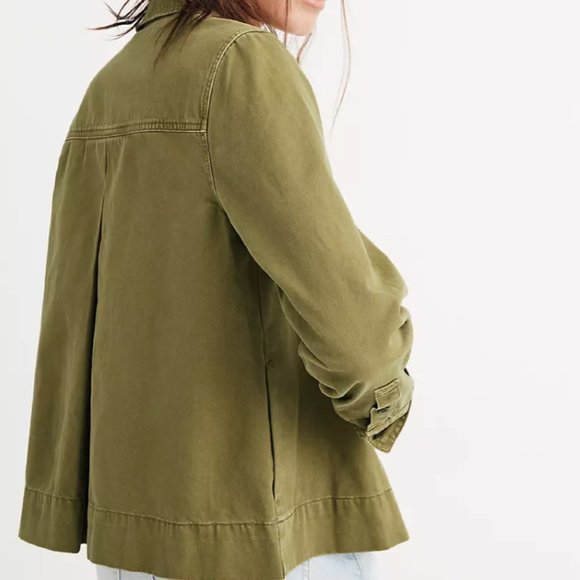 NWOT Madewell Army Swing Jacket sz M - Picture 14 of 16